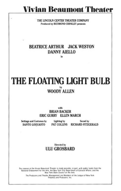 Programa Obra Teatral "The floating light bulb"