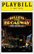 Programa Obra Teatral "Bullets over Broadway"